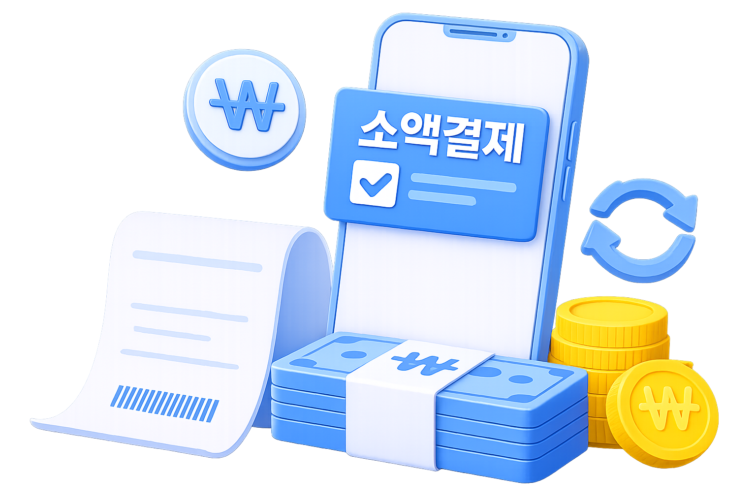 소액결제 현금화 24시간 상담 안내 일러스트